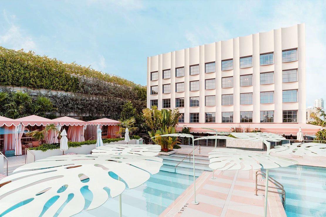 Strawberry Moon Pool at The Goodtime Hotel Day Pass ResortPass