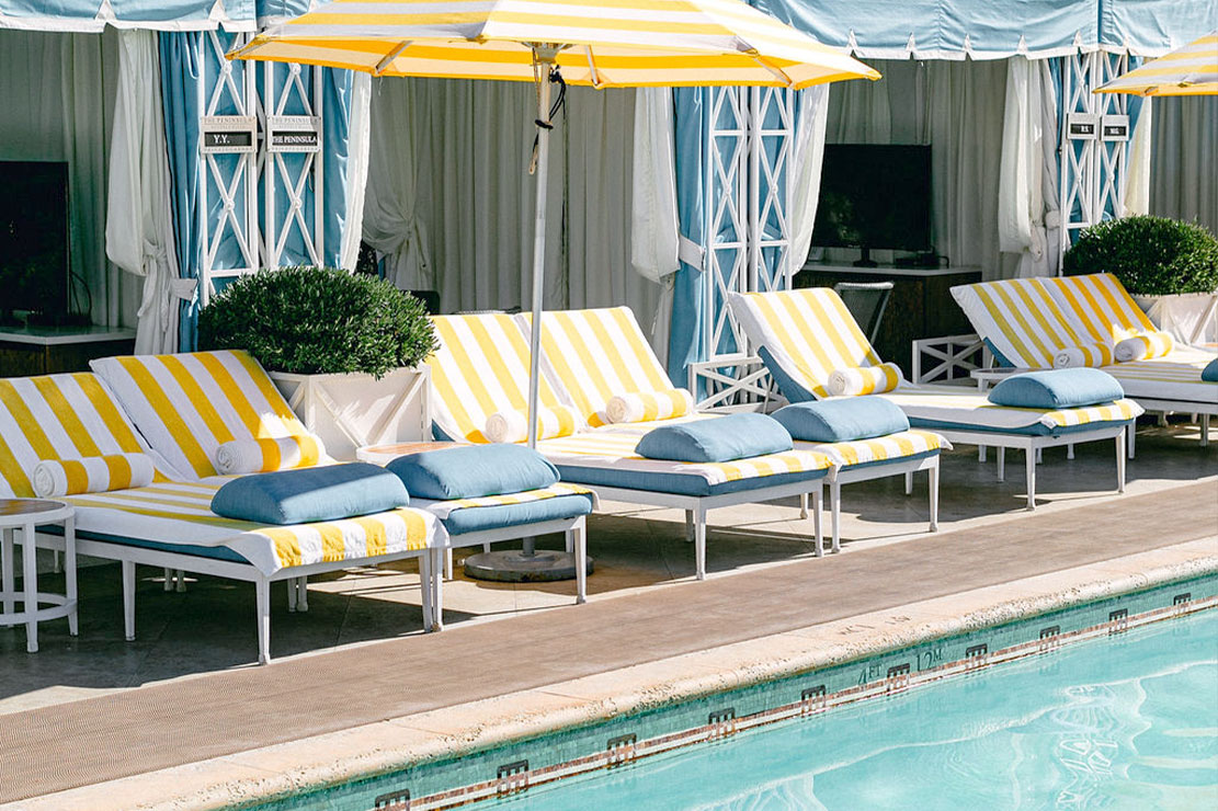 The Peninsula Beverly Hills pool