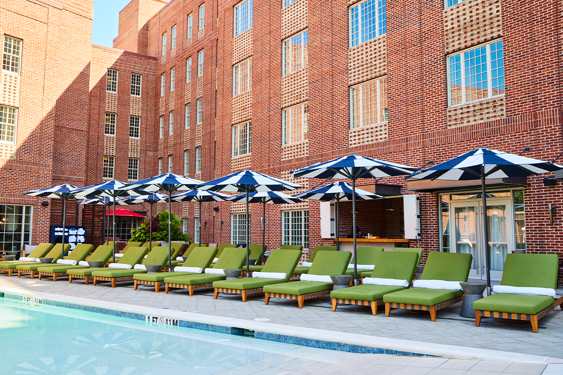 The Cabana Club at The Alida pool