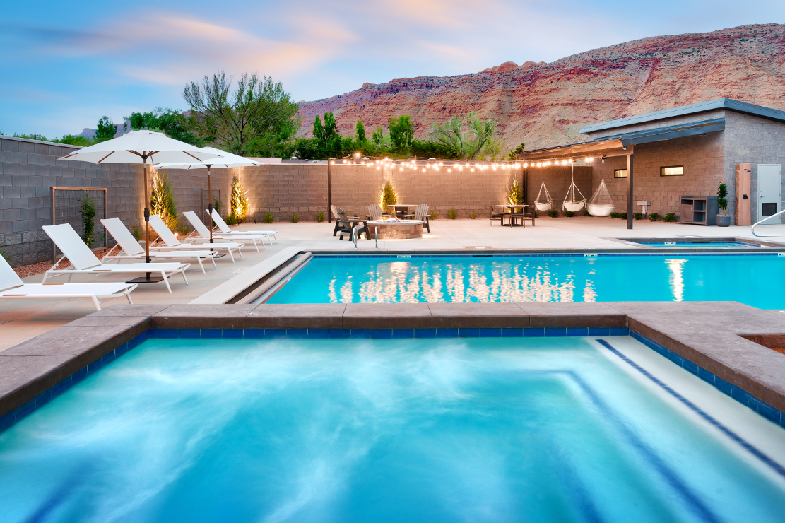 Gravity Haus Moab pool