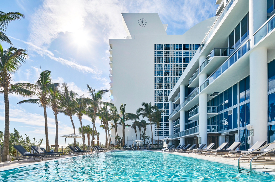 Best Life-ing at Carillon Miami Wellness Resort pool
