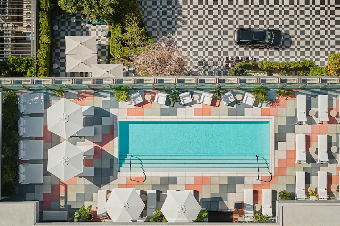 The Sun Rose West Hollywood pool