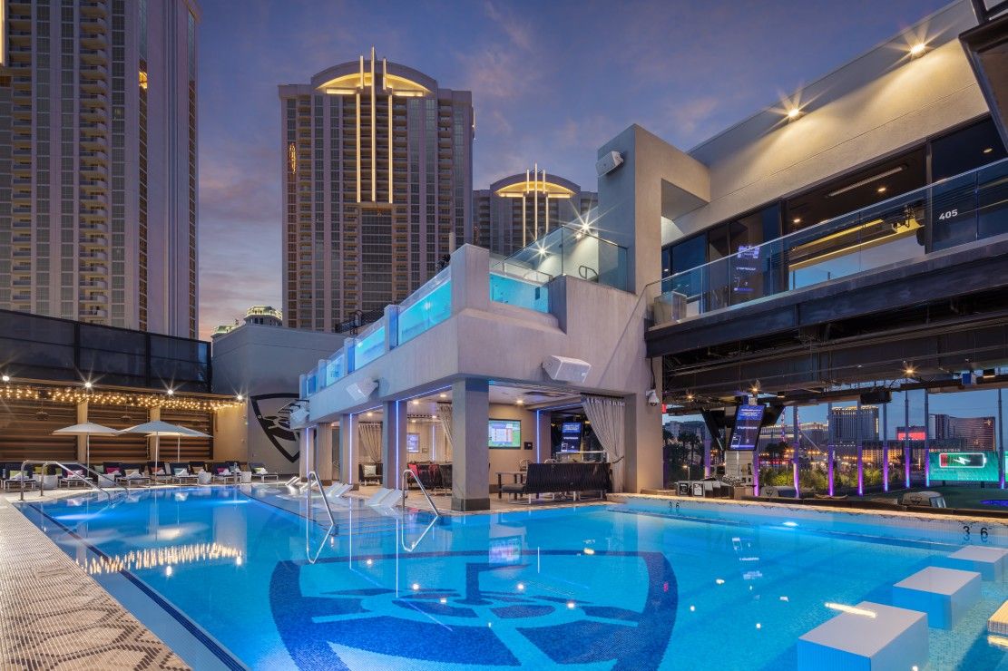 Topgolf Las Vegas pool