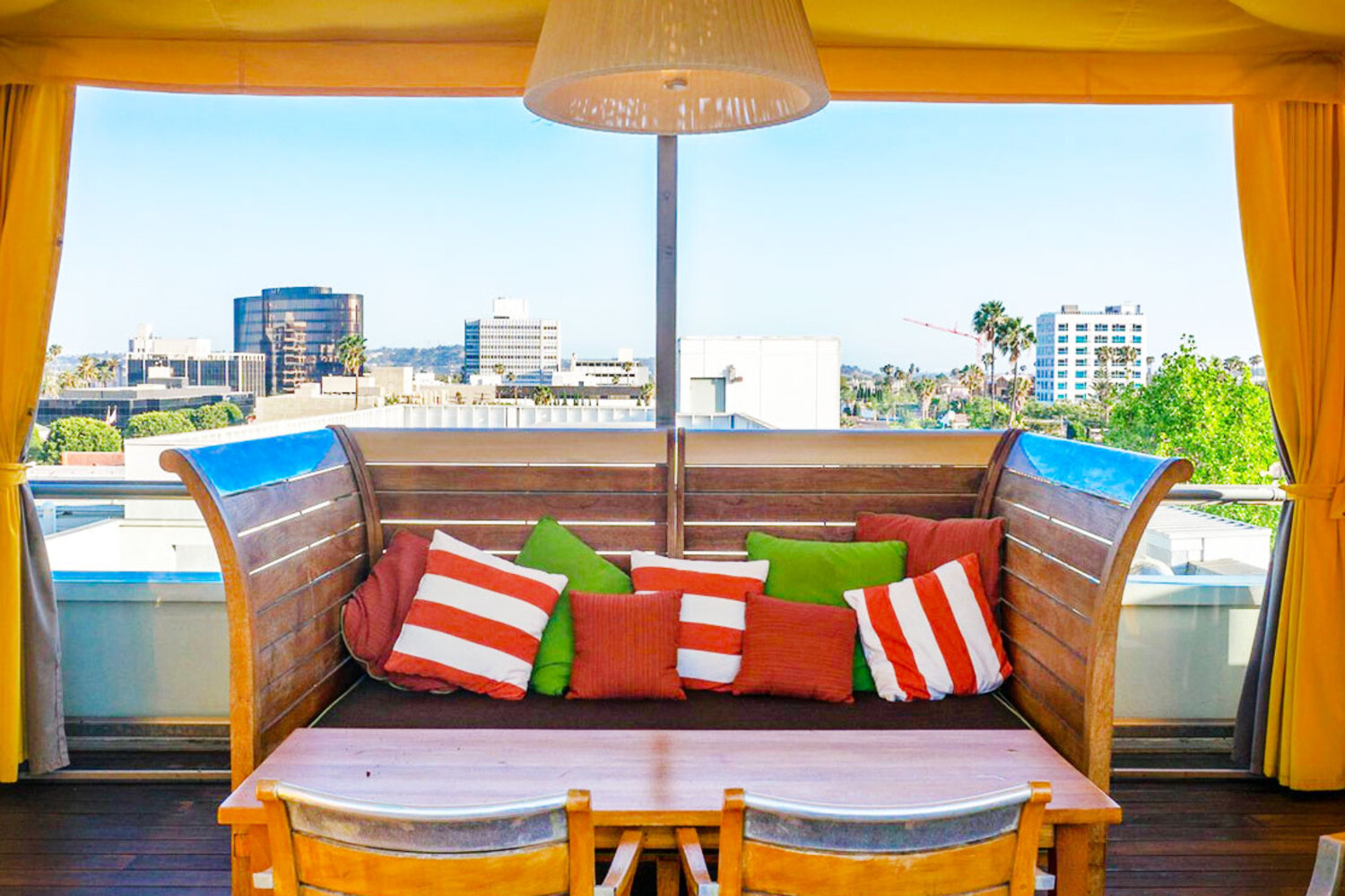 Sky Lounge Small Cabana at SLS Beverly Hills
