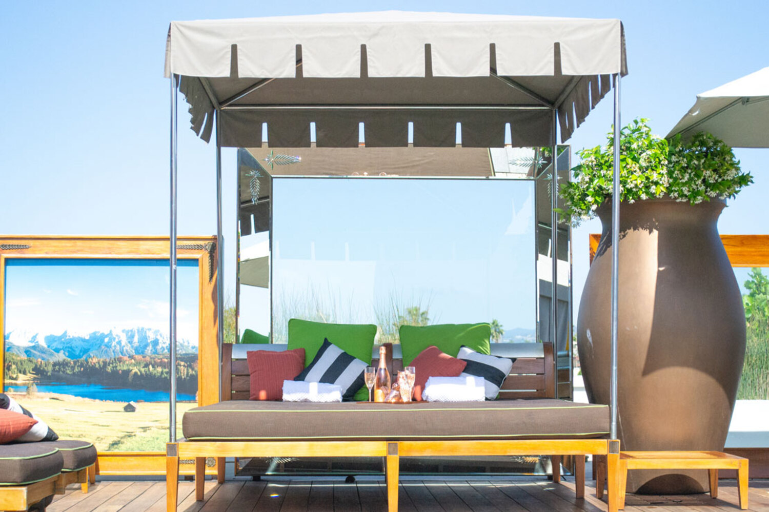 Daybed at SLS Beverly Hills