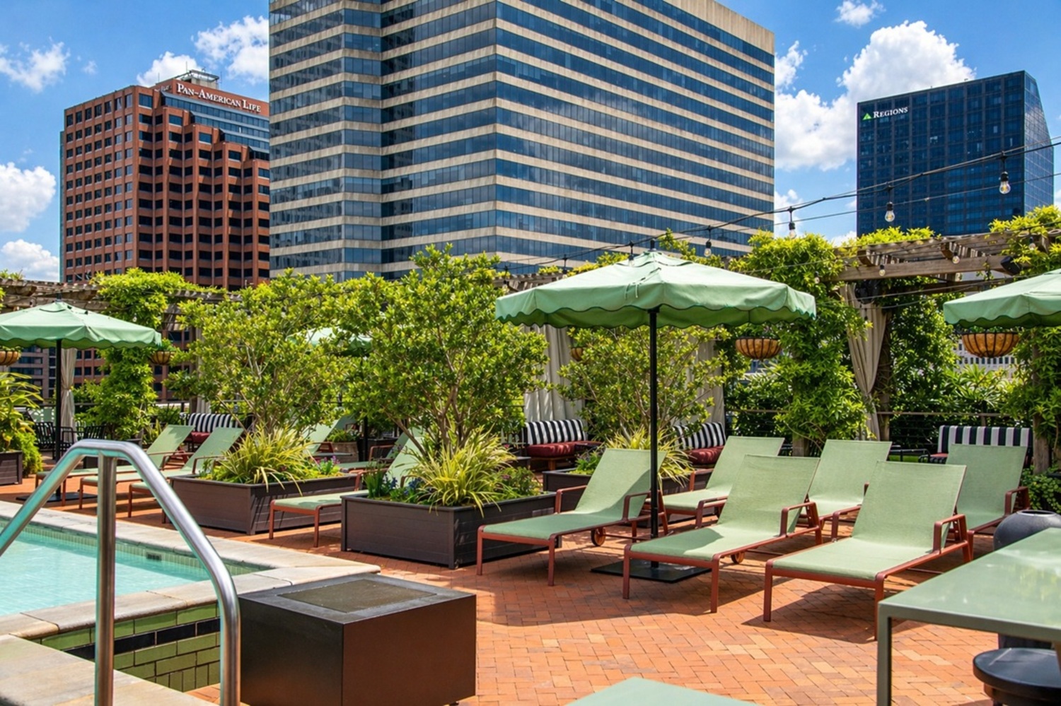 Morning Lounge Chair (10:00 AM - 2:00 PM)  at High Five Pool & Rooftop Bar