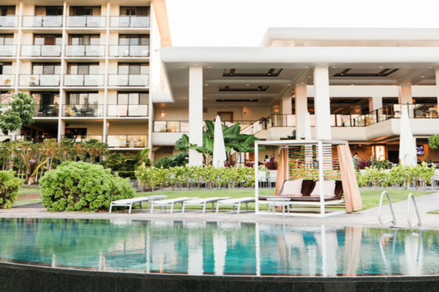 Daybed at Waikoloa Beach Marriott Resort & Spa