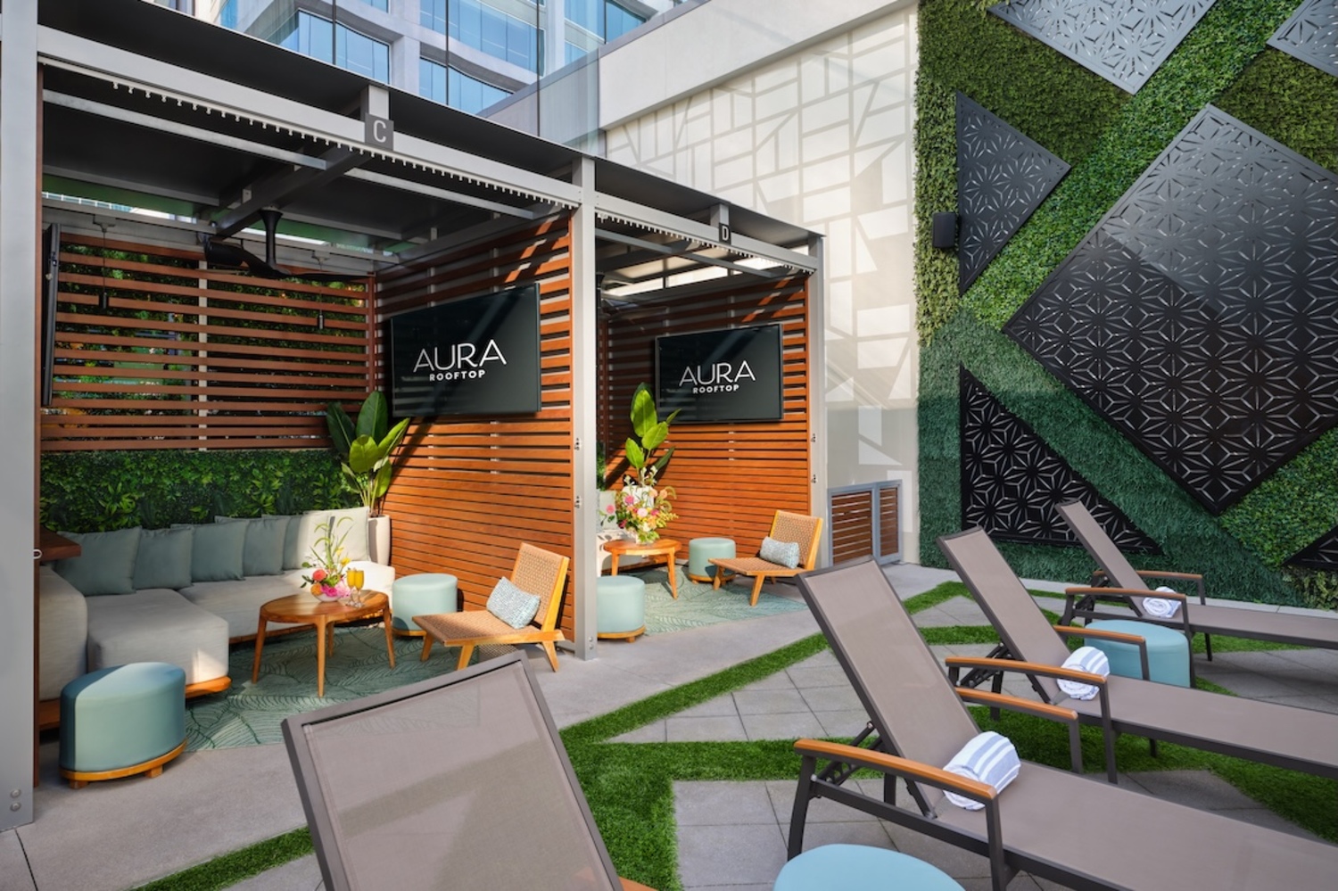 Premium Luxury Cabana 4:00pm - 8:00pm at Aura Rooftop Pool at JW Marriott Charlotte