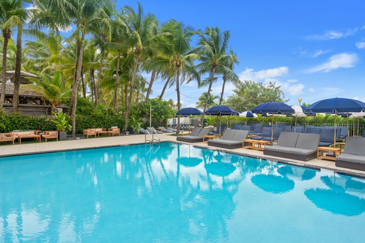 Poolside Daybed at The Sagamore Hotel South Beach