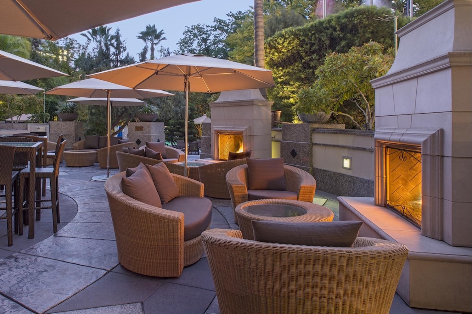 Fireside Lounge Seating at Hyatt Regency Sacramento