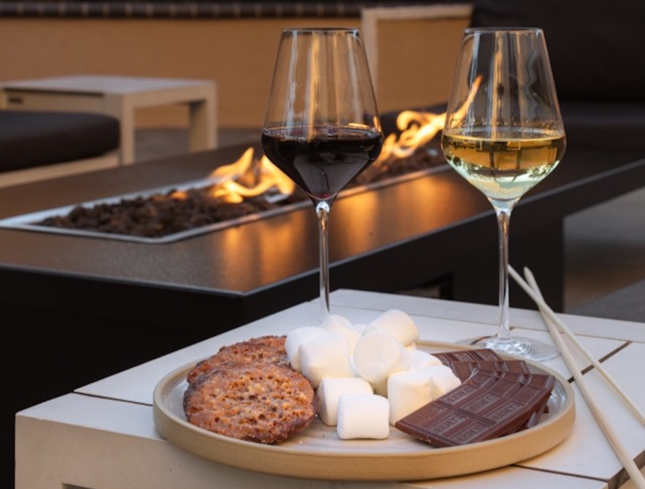 Exclusive Fire Pit for S'mores at Hyatt Regency Santa Clara