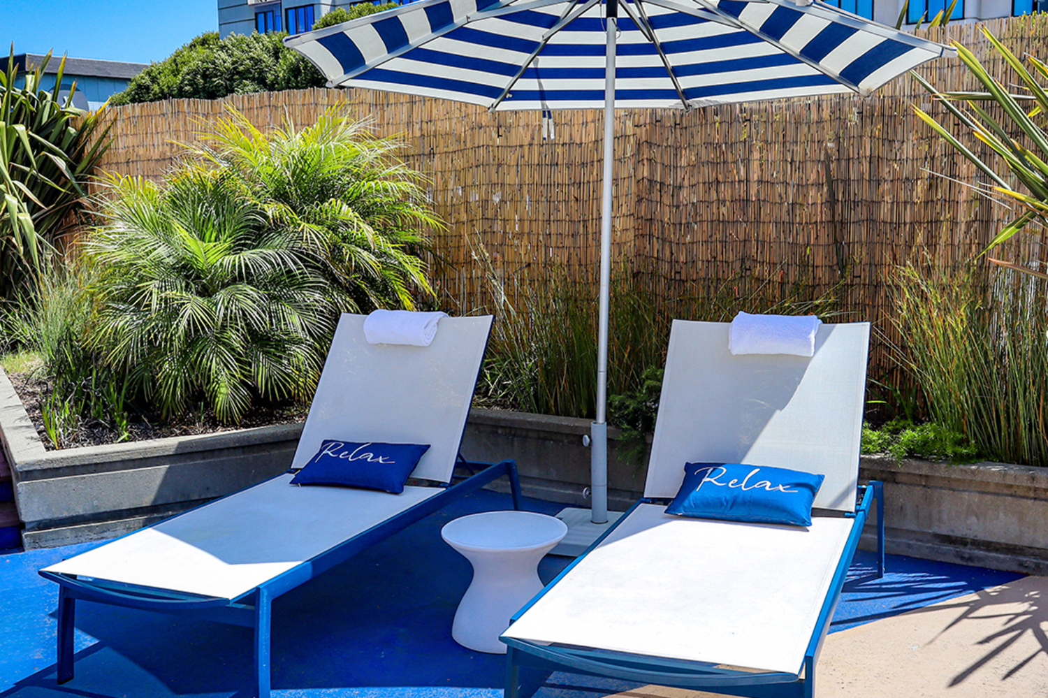 Reserved Pool Lounger at Hotel Caza Fisherman's Wharf