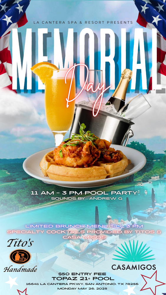 Memorial Day Brunch Pool Party!