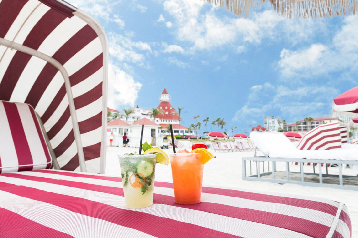 Beach Daybed at Hotel del Coronado