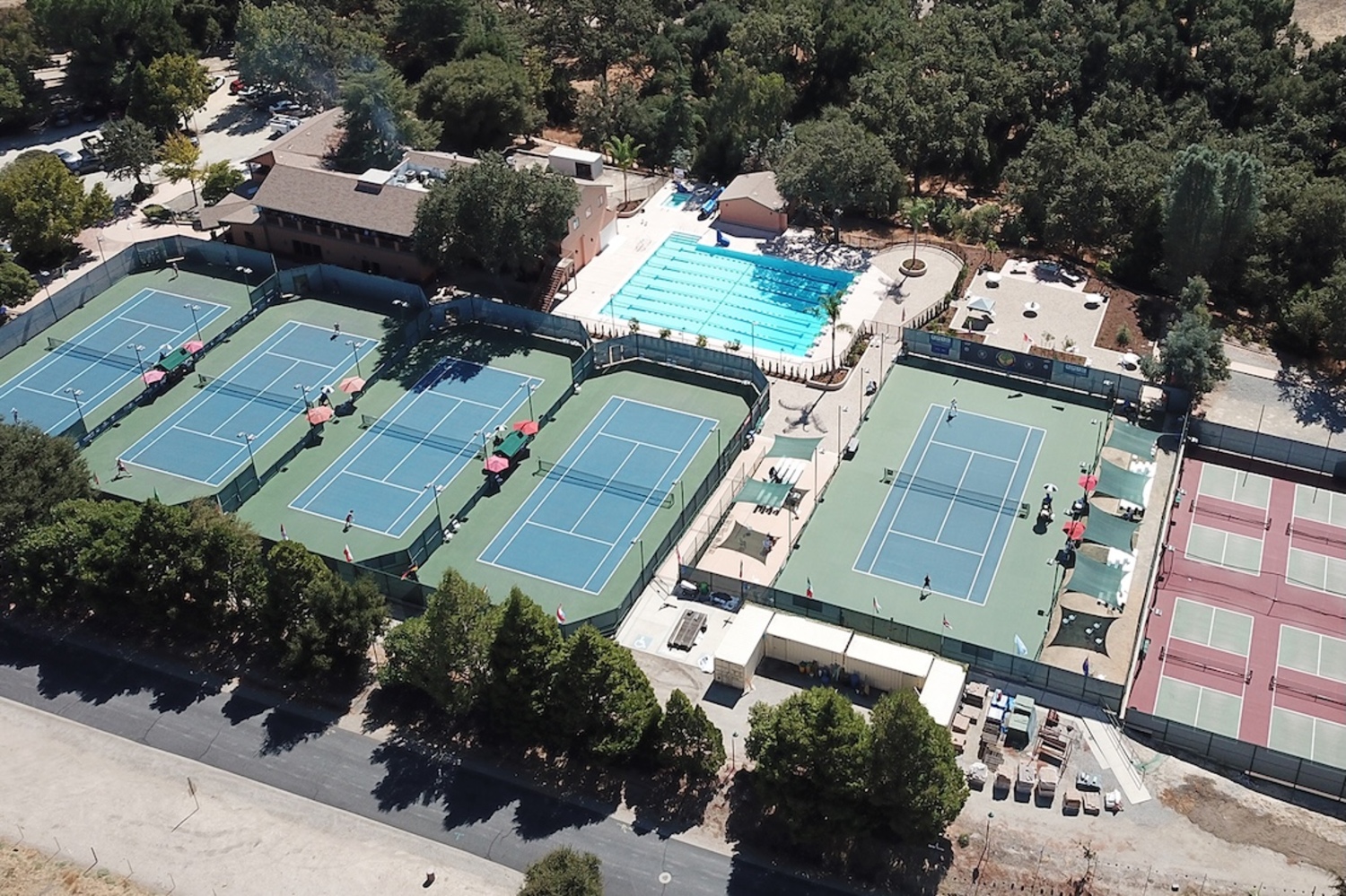 Poolside Cabana at Templeton Tennis Ranch