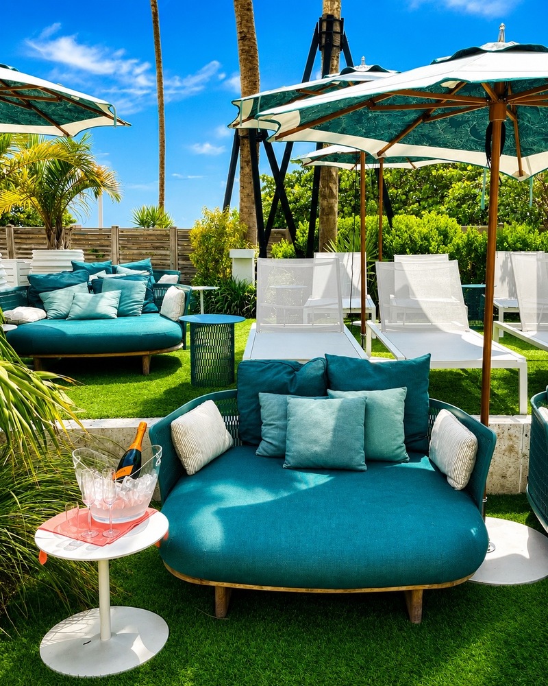 Pool Double Daybed + Beach Access at Andaz Miami Beach Resort & Spa