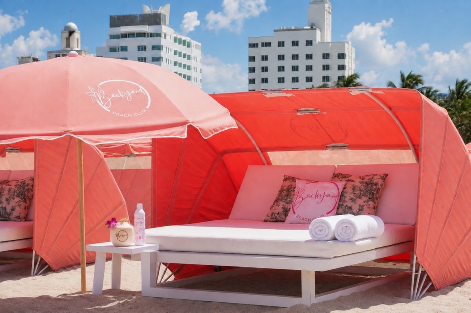 Daybed at Backyard Miami Beach